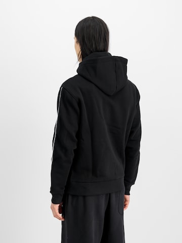 ALPHA INDUSTRIES Кофта на молнии в Черный