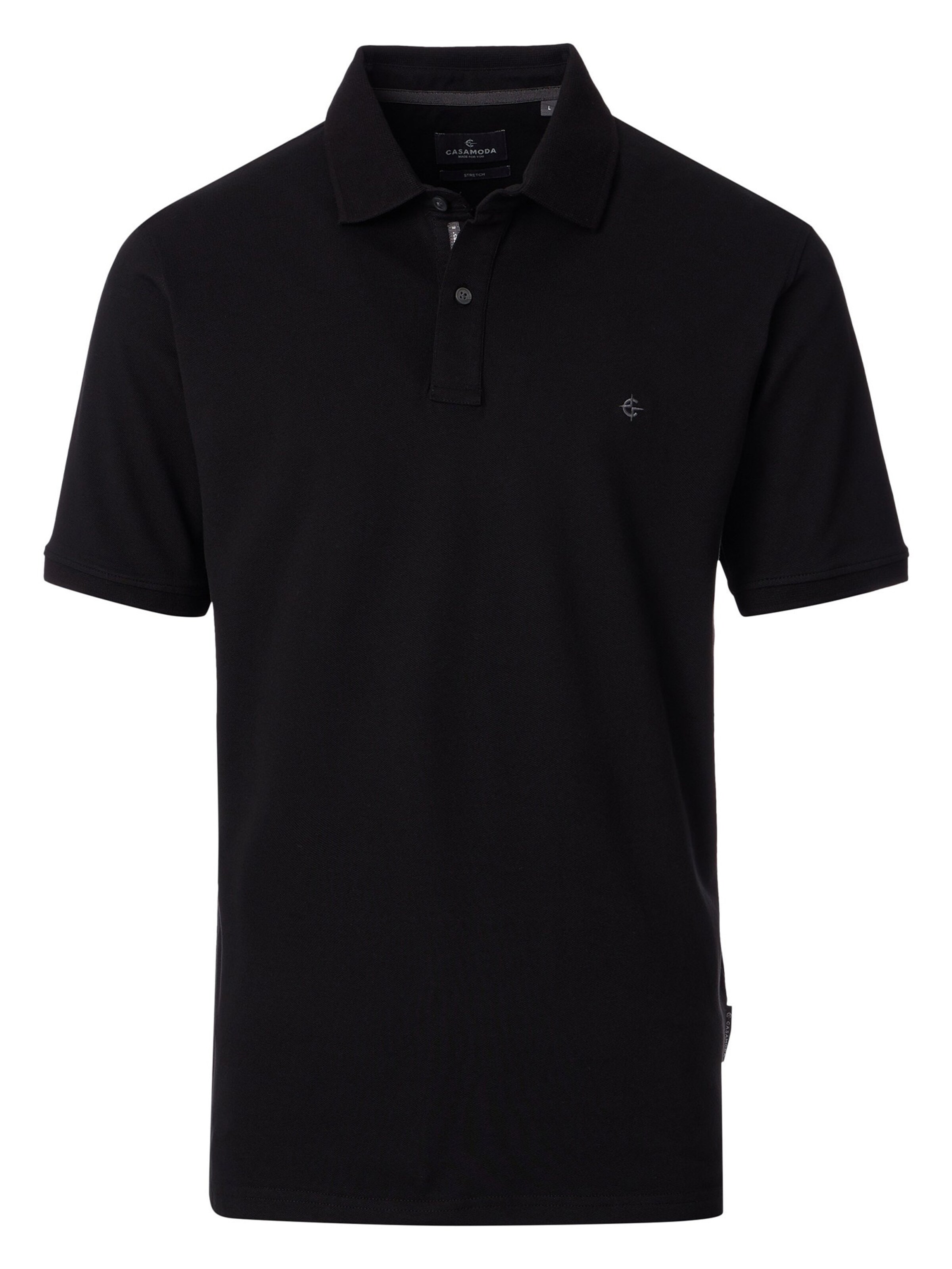 CASAMODA Shirt 'Basic' in Black: front