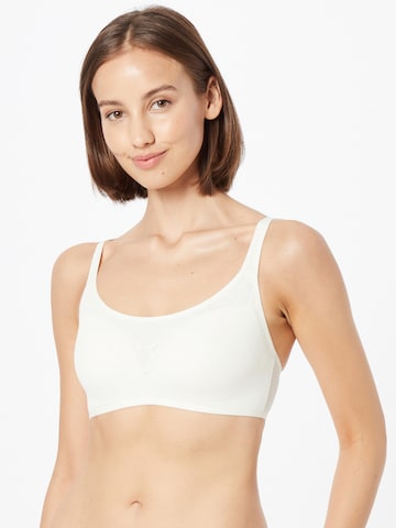 TRIUMPH Bustier BH 'Fit Smart' in Wit: voorkant