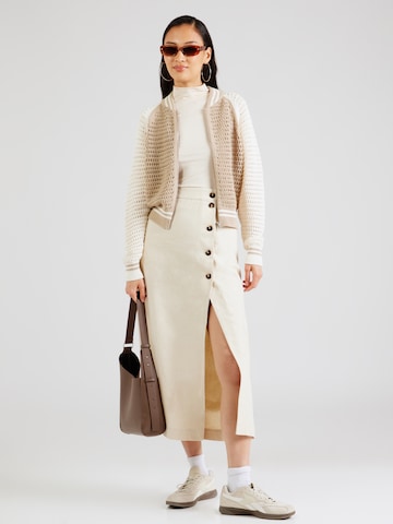 DRYKORN Gebreid vest 'NALFY' in Wit