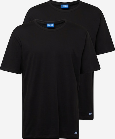 HUGO T-Krekls 'Naolo', krāsa - jūraszils / melns, Preces skats