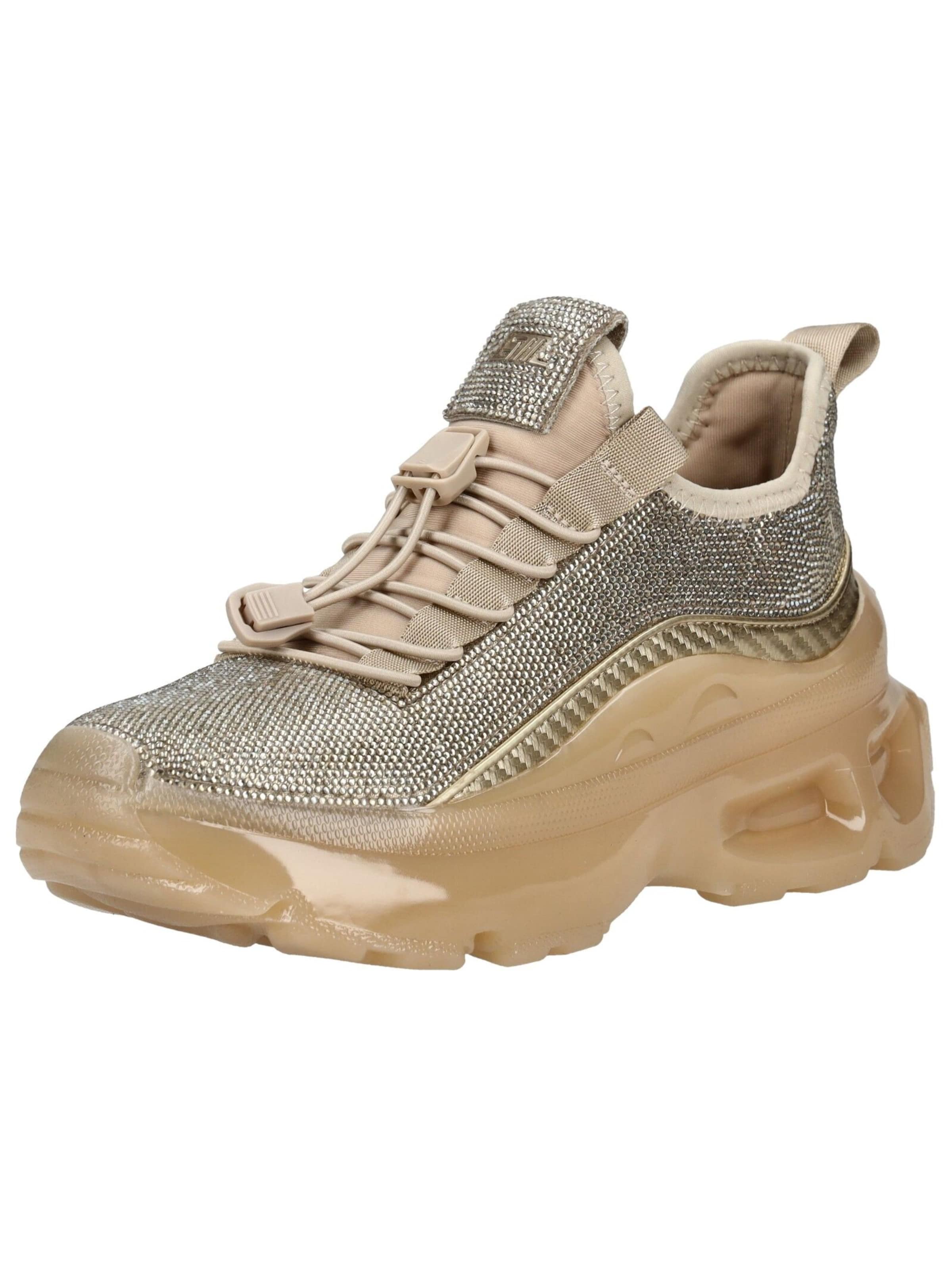 STEVE MADDEN Sneakers laag in Beige: voorkant