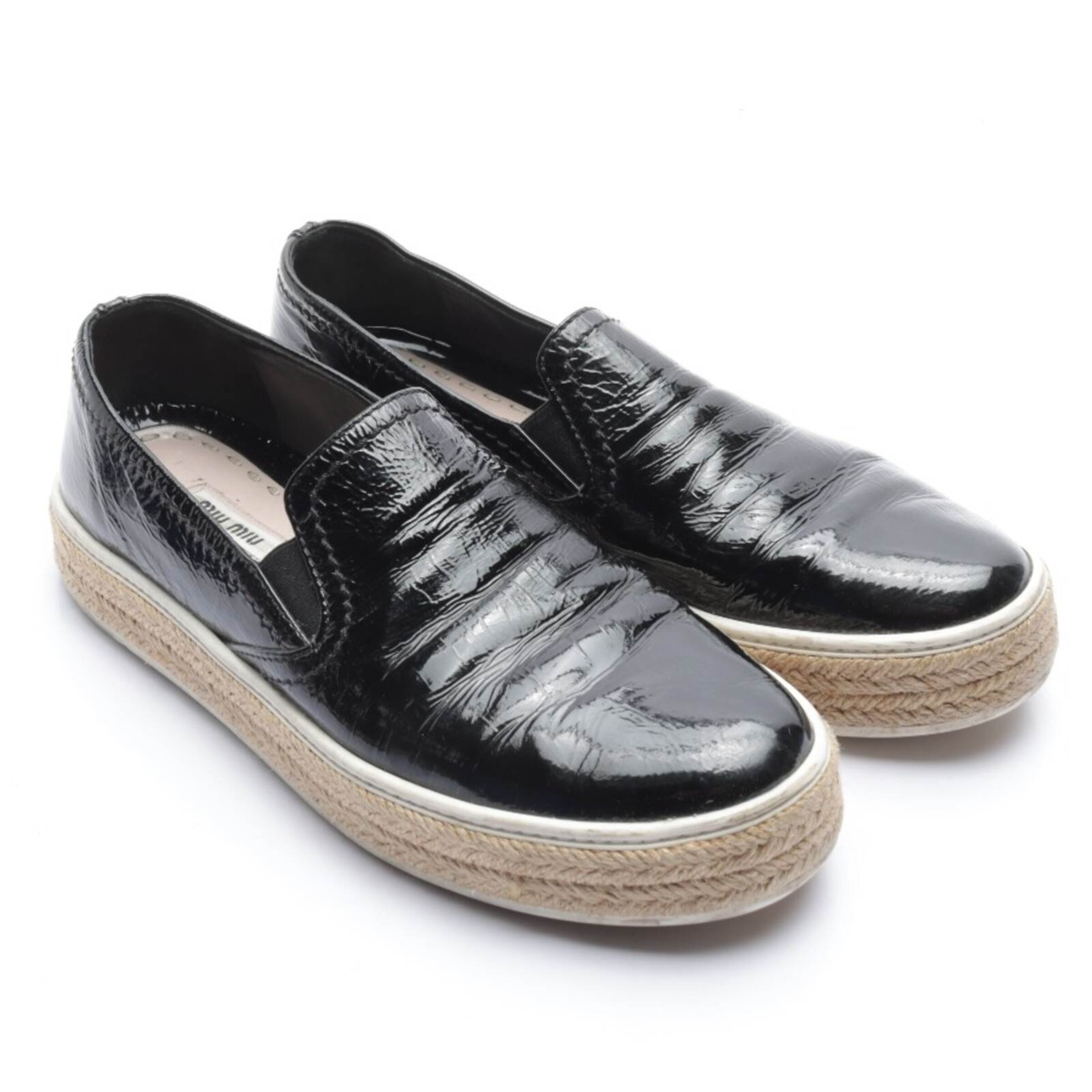 Miu Miu Halbschuhe 37 in Schwarz: Vorderseite