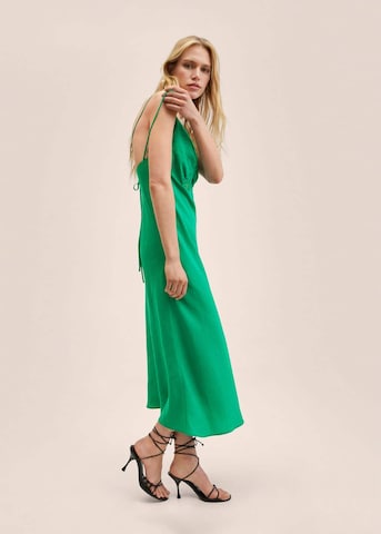 MANGO Večerné šaty 'Lencero' - Zelená