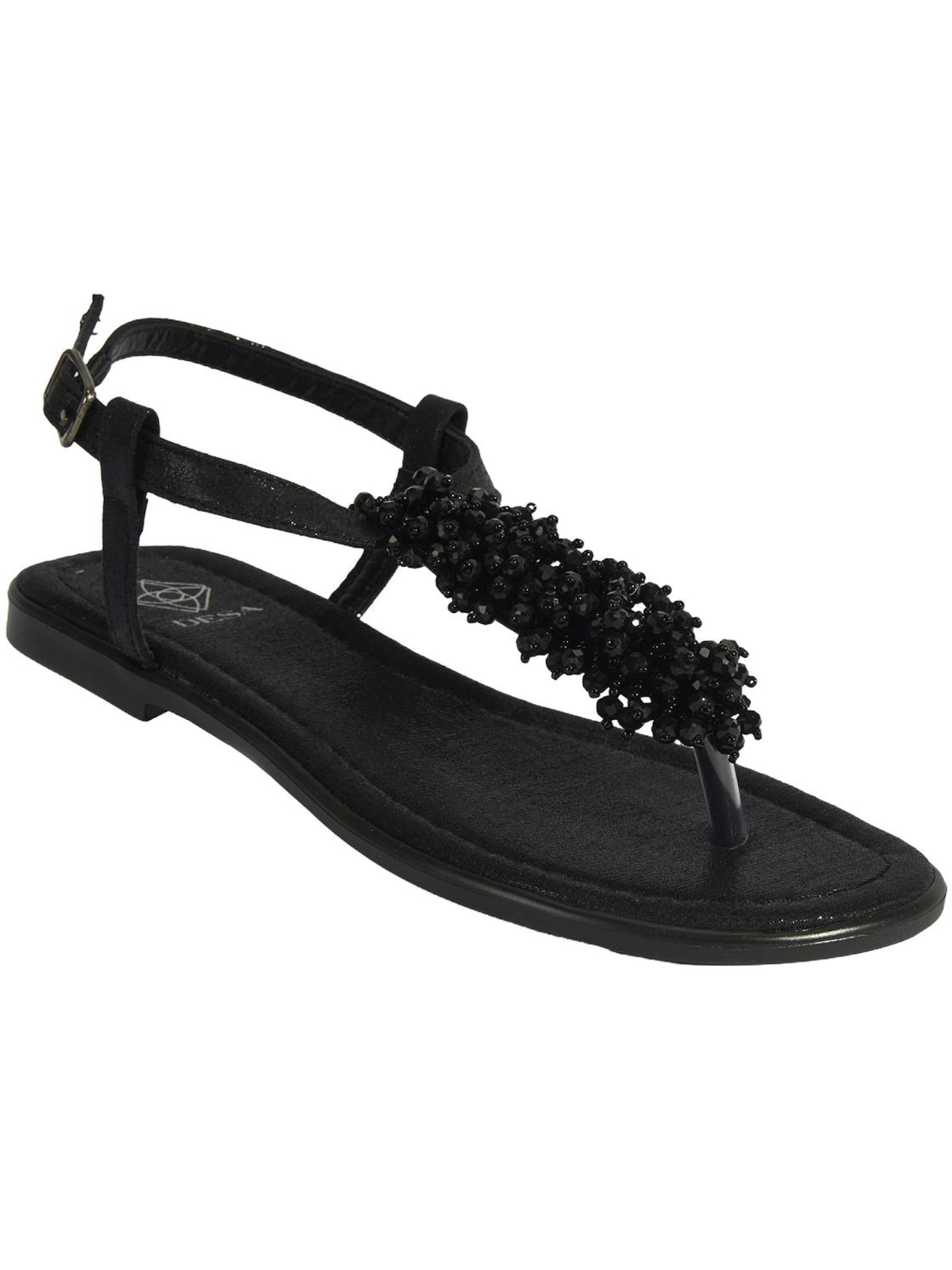 Desa T-bar sandals 'Sandalen' in Black: front