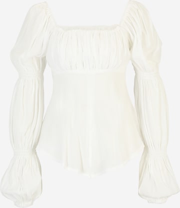 Missguided Blouse in Wit: voorkant