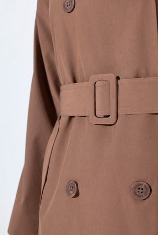 Ulla Popken Between-seasons coat in Brown