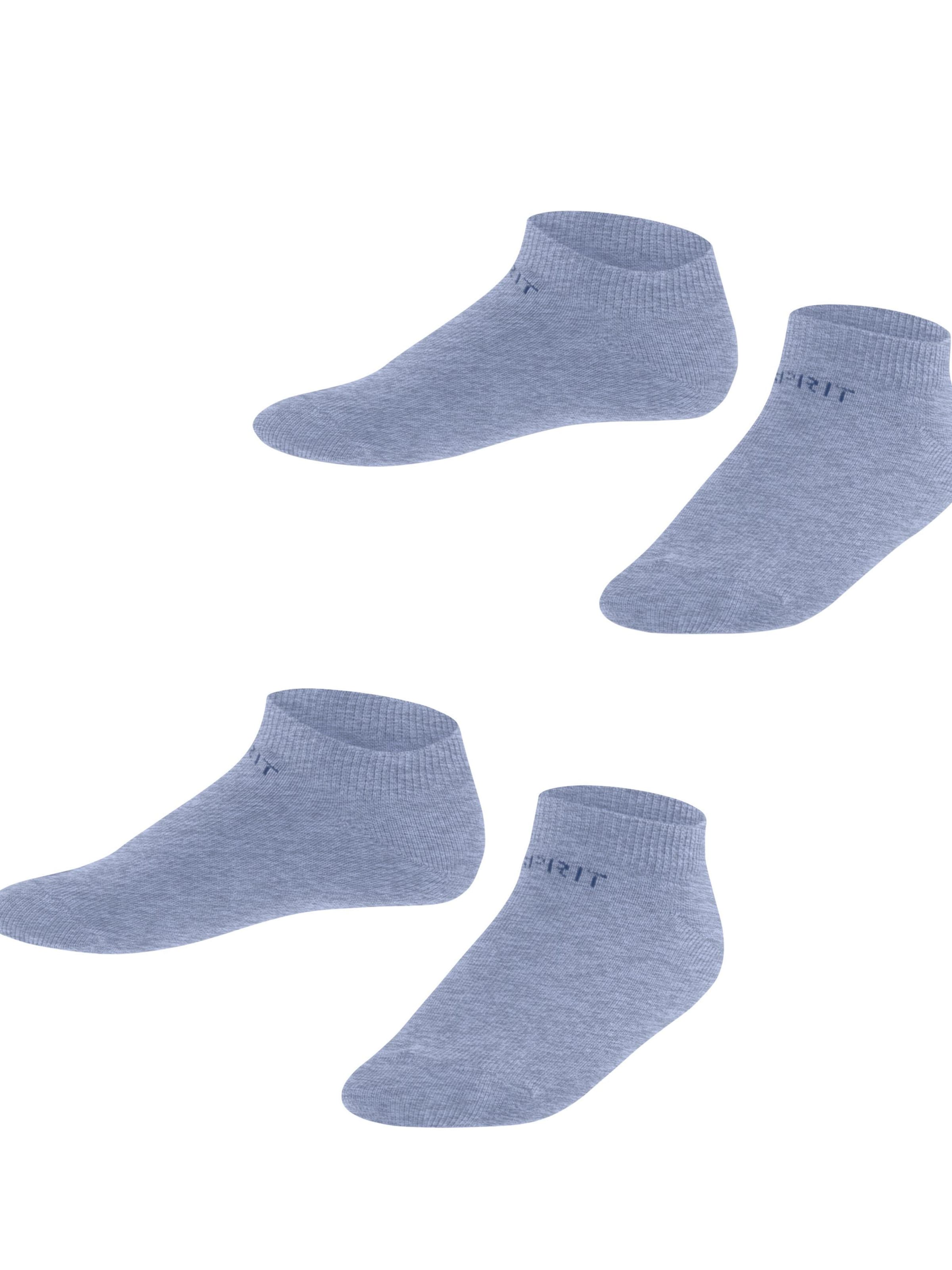 ESPRIT Socken 'Foot Logo 2-Pack'‌‌‌‌‌‌‌‌‌‌ in Blau: Vorderseite