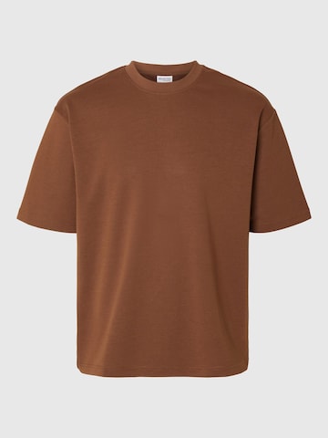 SELECTED HOMME Bluser & t-shirts 'SLHOscar' i brun: forside