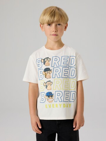 NAME IT - Camiseta 'Bored Ape' en blanco: frente