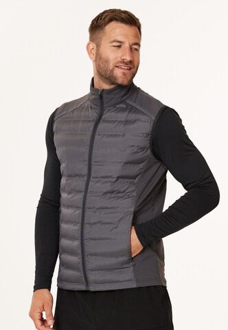 ENDURANCE Sportbodywarmer 'Midan' in Grijs: voorkant