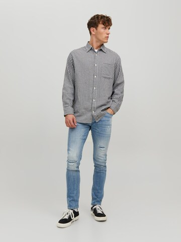 JACK & JONES - Skinny Vaquero 'Glenn' en azul