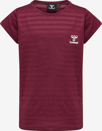 T-Shirt fonctionnel 'SUTKIN' Hummel en rouge : devant