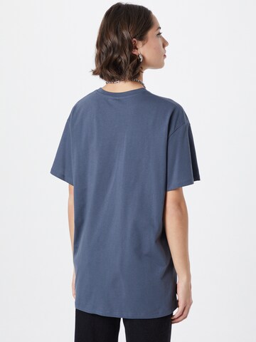 PIECES Oversized Shirt 'Rina' in Blue