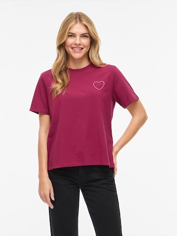 VILA Тениска 'VINORA' в червено: отпред