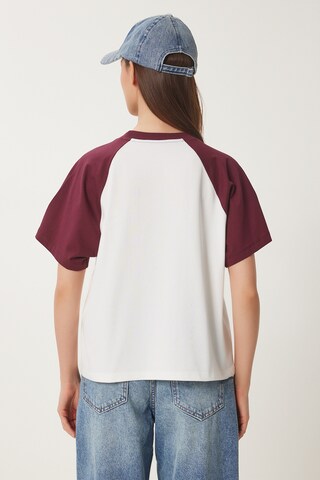 T-shirt Happiness İstanbul en rouge