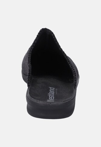 Westland Slippers ' Belfort 123' in Black
