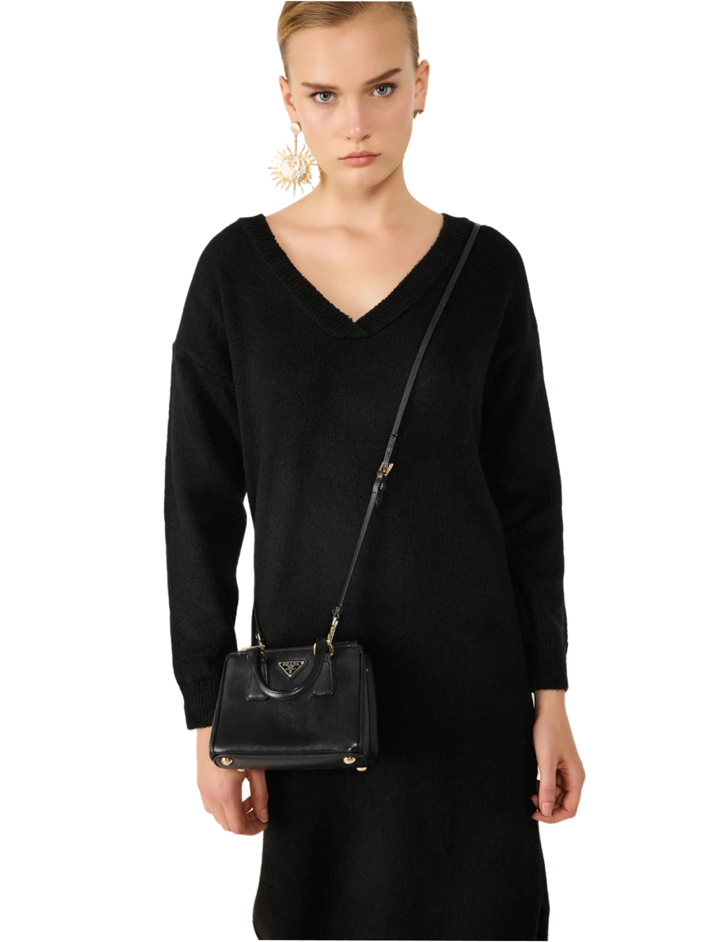 No Matter What Knit dress in Black