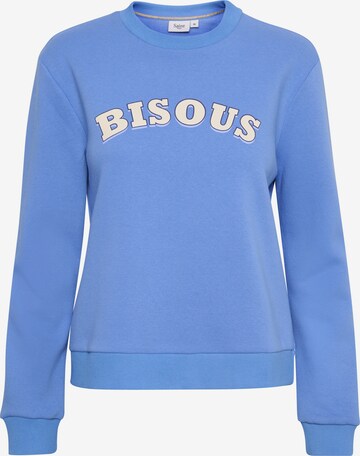 SAINT TROPEZ Sweatshirt 'Dajla' in Blue: front