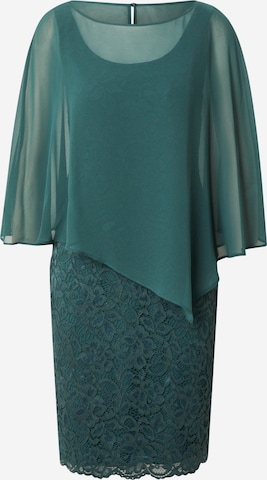 Robe de cocktail Vera Mont en vert : devant