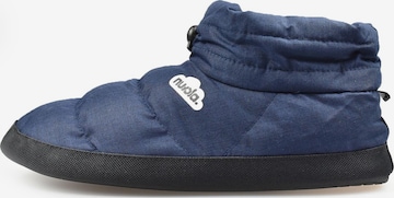 Pantoufle 'Boot Home Marbled' Nuvola. en bleu : devant