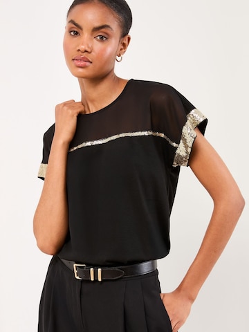 Maglietta di Lipsy in nero: frontale