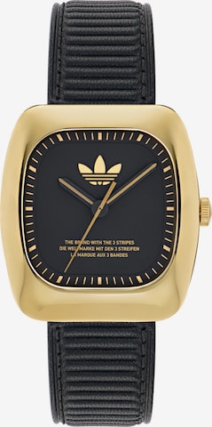 ADIDAS ORIGINALS Analog watch in Black: front
