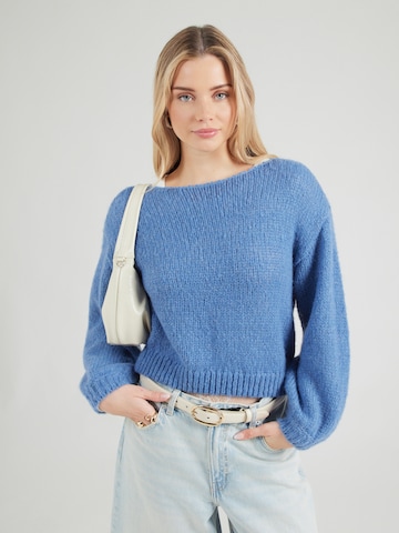 VILA Свитер 'VICHOCA' в Синий: спереди