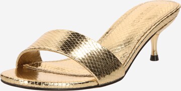 TOPSHOP Mule in Gold: front