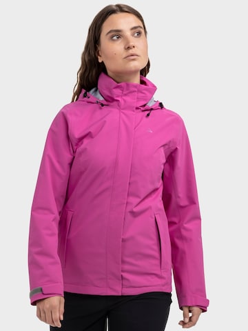 Veste outdoor Schöffel en rose : devant