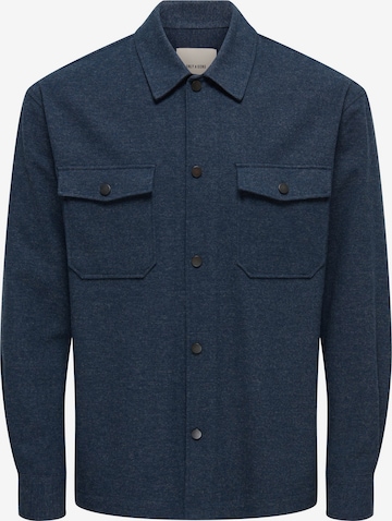 Veste mi-saison 'ONSMark' Only & Sons en bleu : devant