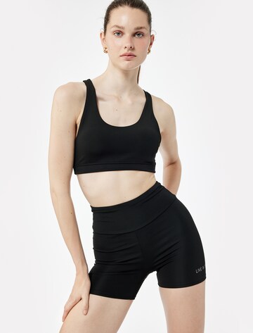 Koton Slimfit Leggings in Schwarz: Vorderseite