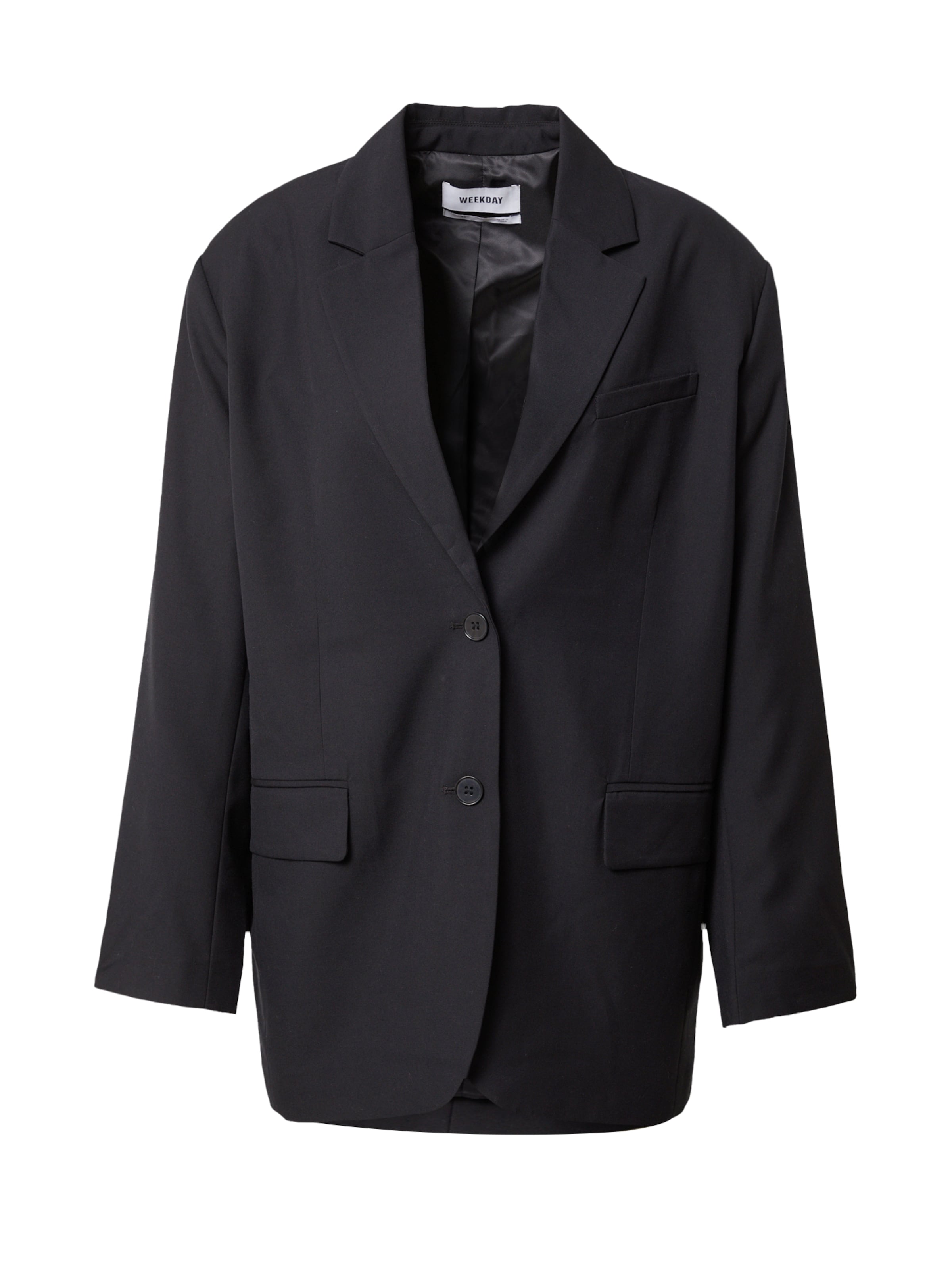 WEEKDAY Blazer 'Eliana' in Schwarz: Vorderseite