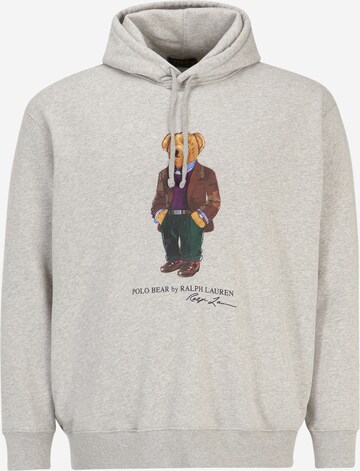 Sweat-shirt Polo Ralph Lauren Big & Tall en gris : devant