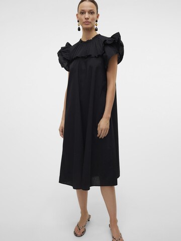 VERO MODA Jurk 'SIV' in Zwart: voorkant