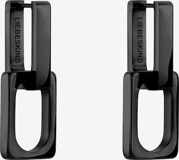 Liebeskind Berlin Ohrringe in Schwarz: Vorderseite