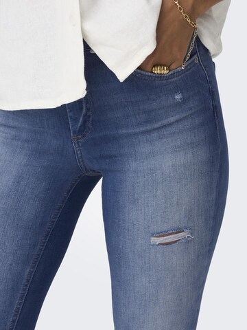 ONLY Skinny Jeans 'Blush' in Blau