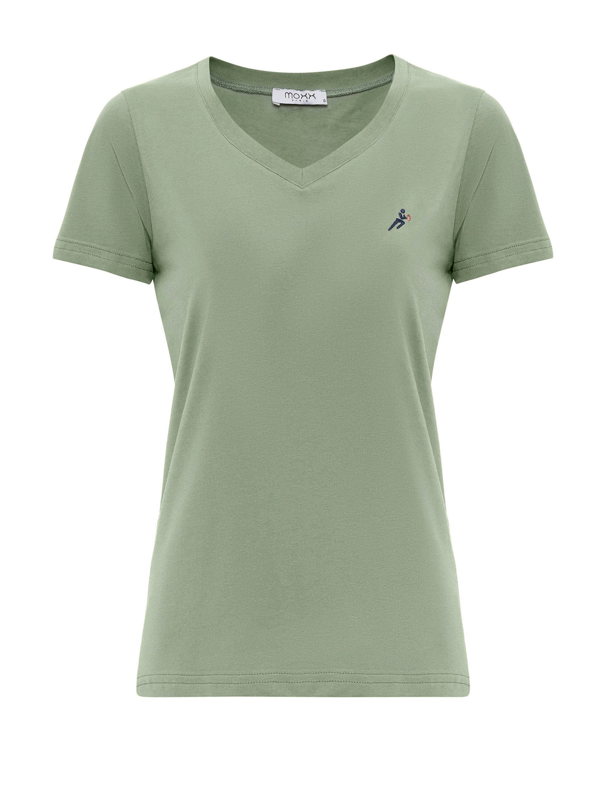 Moxx Paris Tričko – zelená: přední strana