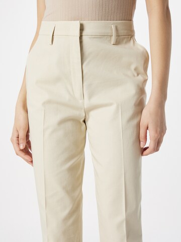 Slimfit Pantaloni con piega frontale di Sisley in beige