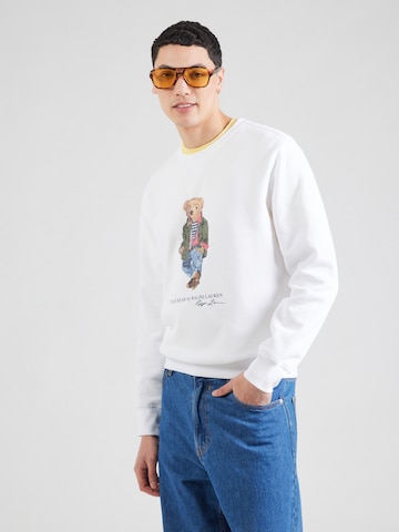 Polo Ralph Lauren Bluzka sportowa w kolorze biały: przód