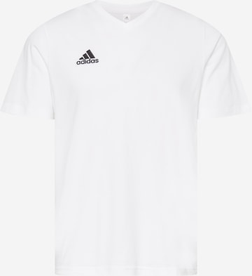 T-Shirt fonctionnel 'Entrada 22' ADIDAS SPORTSWEAR en blanc : devant