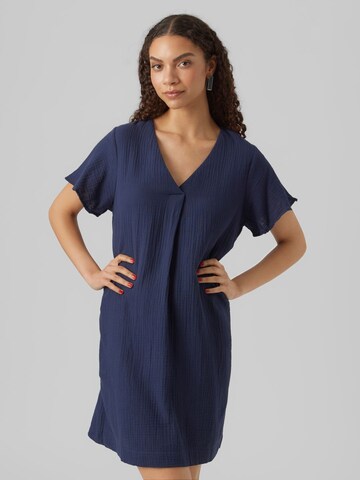 VERO MODA Kleid in Blau: predná strana