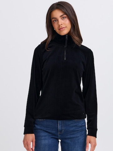 Pullover ' OXEBBA HALFZIP ' di Oxmo in nero