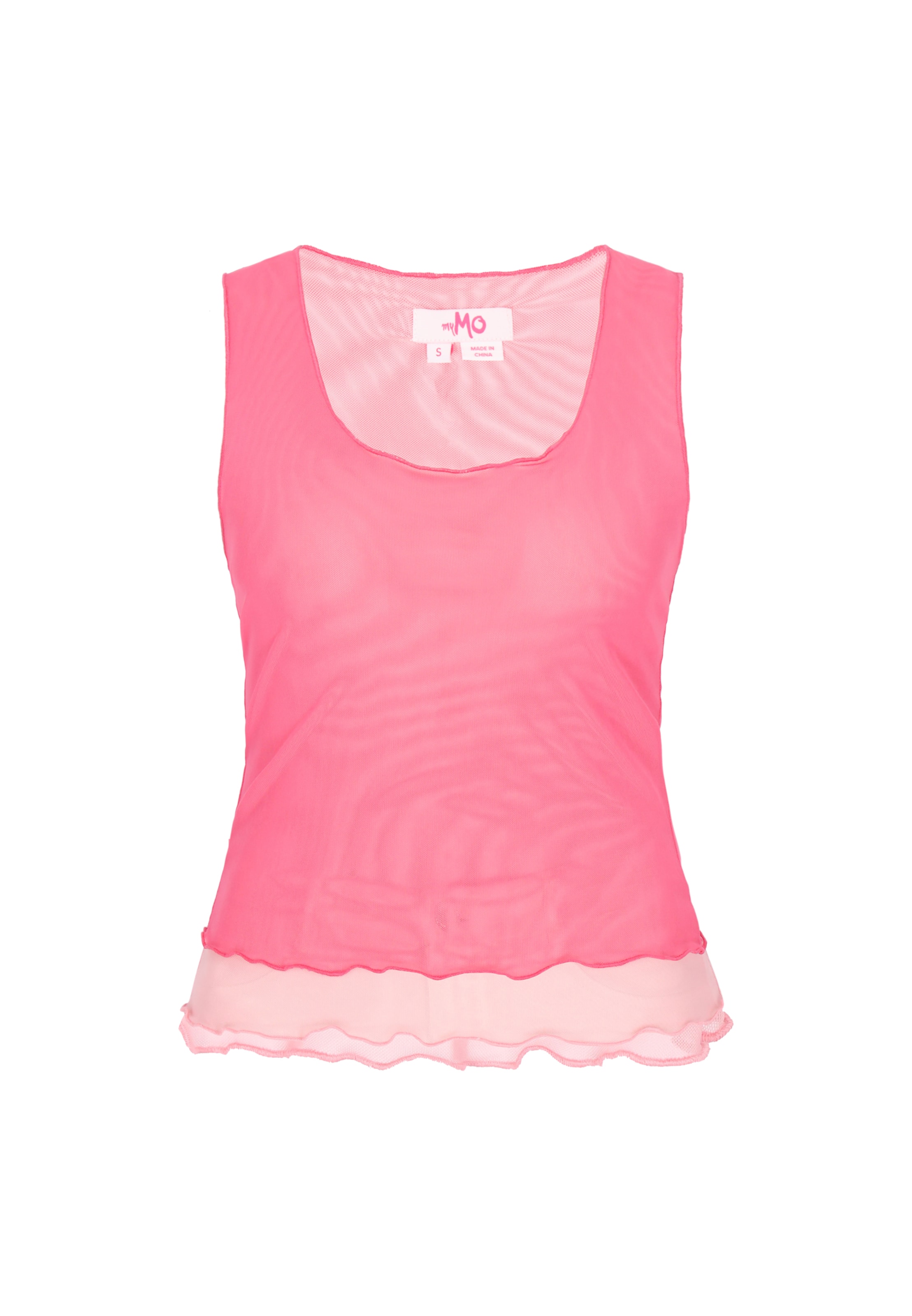 MYMO - Top en rosa: frente