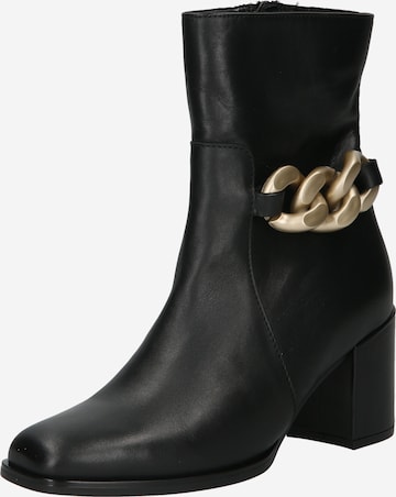 GABOR Ankle Boots in Black: front