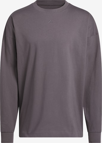 ADIDAS PERFORMANCETehnička sportska majica - siva boja: prednji dio