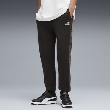 PUMA Tapered Sports trousers 'Essentials' in Black: front