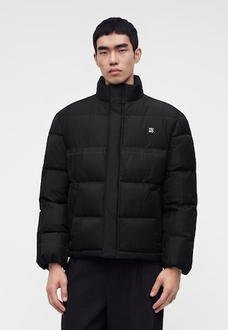 HUGO - Casaco de inverno 'Baltos' em preto: frente