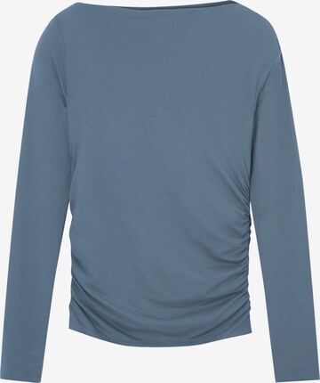 Pull&Bear Shirt in Blauw: voorkant
