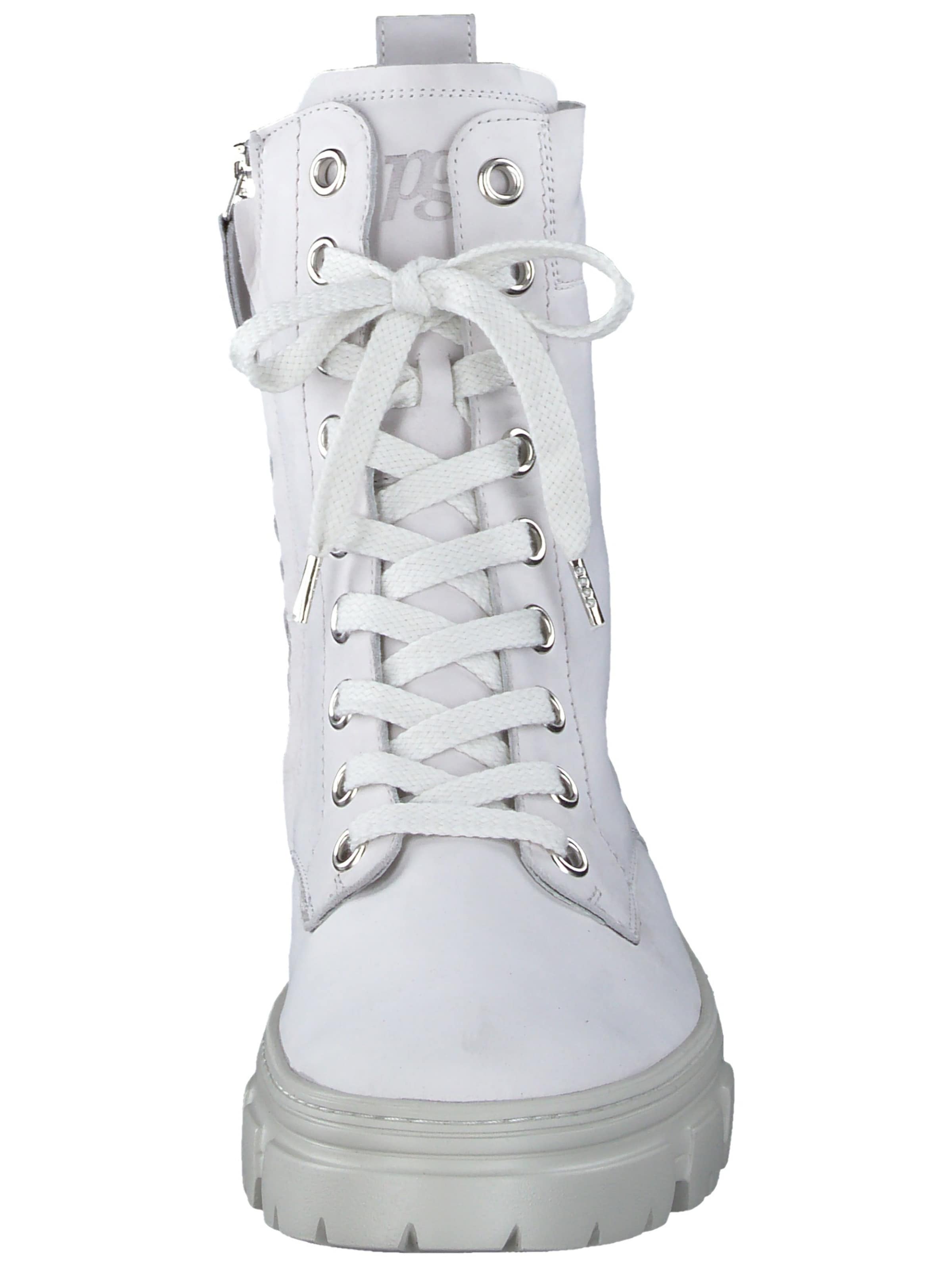 Paul Green Schnürstiefelette in Weiß